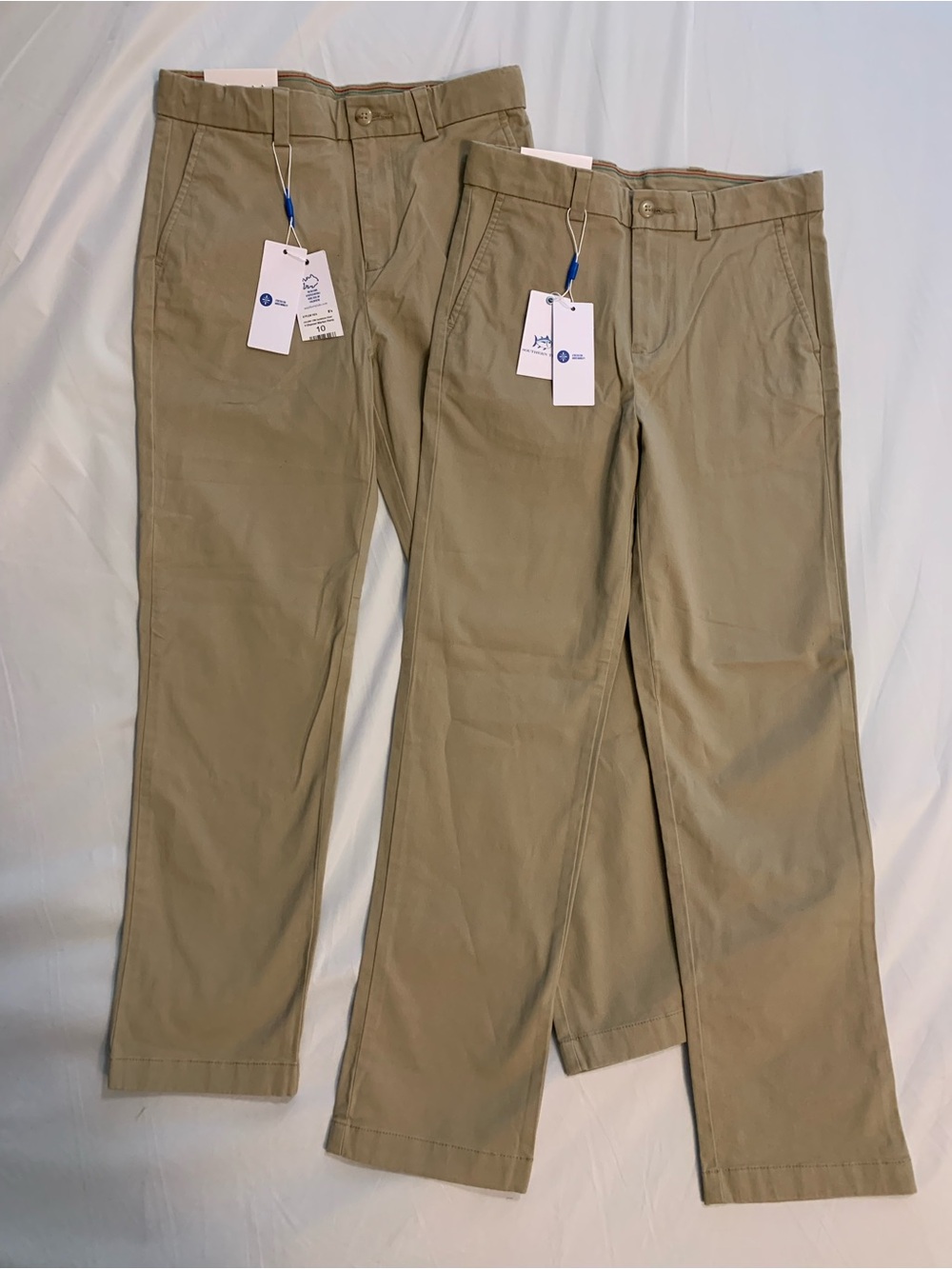 2 pair Southern Tide boy’s khaki pants. NWT